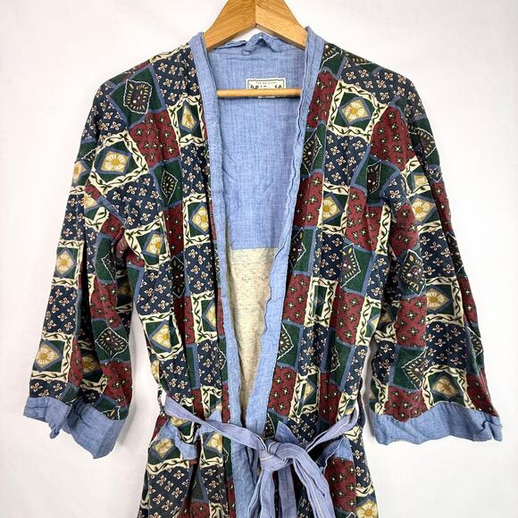 Vintage Arizona Jean Company Patchwork Cotton Robe - Picture 4 of 9
